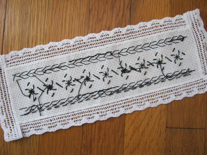 Finished blackwork back