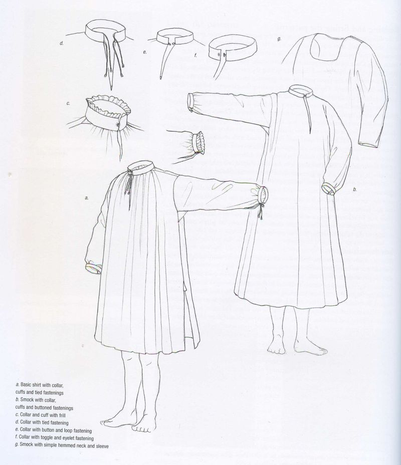 Tudor tailor - shirts and smocks