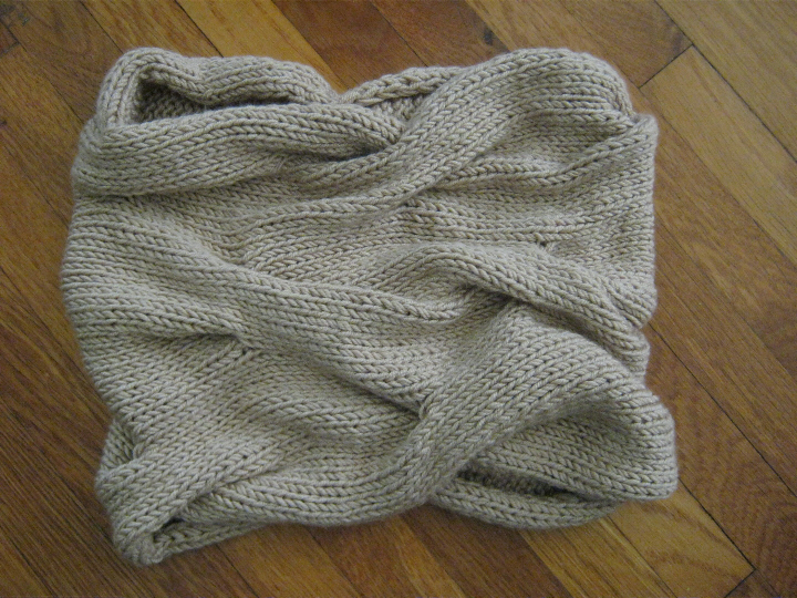 Burberry inspired cowl