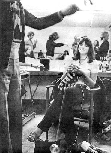Linda ronstadt knitting Linda ronstadt knitting