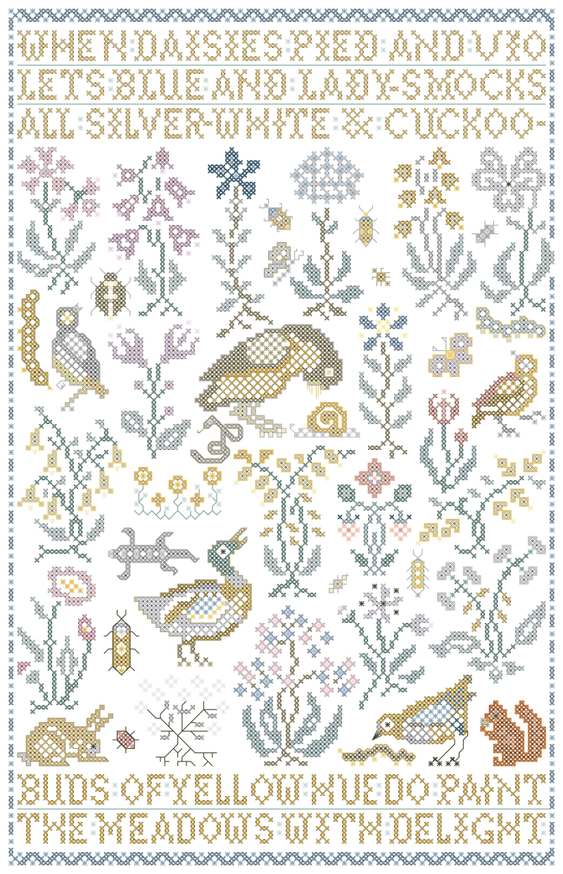 Mrs. Christie_s Sampler of Canvas Stitches (_When Daisies Pied_)